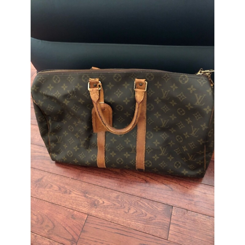 Vintage authentic Louis Vuitton mini duffel bag